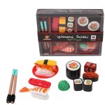 Maison de jeu, jouets simulation de nourriture, sushi, saumon, ensembles de caviar, cuisine, jouet pour ...