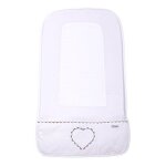 Maison nougatine temma matelas a langer blanc