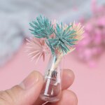Maison de poup��e 1:12, arrangement de fleurs d'art miniature en verre, vase mod��le accessoires d��coration ...