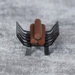 Maison de poupée 1:12, modèle de four a barbecue miniature, support de chariot de rôtissage en bois de ... Maison de poupée 1:12, modèle de four a barbecue miniature, support de chariot de rôtissage en bois de ...