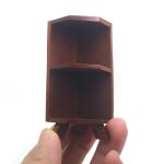Maison de poup�e 1 / 12, meubles en bois, biblioth�que, biblioth�que miniature, mod�le de d�coration