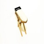Maison de poupe 1:12, mini craft, planche a repasser en bois blanc, accessoires de scne, meubles miniatures, ...