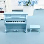 Maison de poup�e 2 pi�ces / ensemble, simulation chaise de piano miniature, jouet pour enfants, accessoires ...
