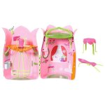 Maison de poupe - baby born - cottage ferique - dpliable - 4 lments - 3 ans et plus