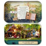 Maison de poupée en bois 3d, notes de campagne amusantes, boîte en bois faite a la main, théâtre, miniature, ... Maison de poupée en bois 3d, notes de campagne amusantes, boîte en bois faite a la main, théâtre, miniature, ...