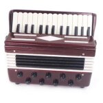 Maison de poup�e en bois, accord�on miniature, instruments de musique, collection de mod�les, 1 / 12