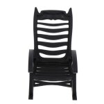 Maison de poup�e en bois, d�cor miniature, chaise a bascule pour tout - petit