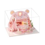Maison de poupée en bois pour enfants, modèle miniature, kits de construction, maison de poupée, jouet, ... Maison de poupée en bois pour enfants, modèle miniature, kits de construction, maison de poupée, jouet, ...