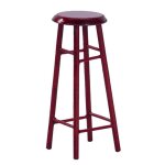 Maison de poupe en bois, petit tabouret rond de haut pied, miniature, accessoire de dcoration de scne ...