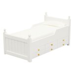 Maison de poup�e, d�cor de lit, mini lit miniature, mini meubles