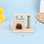 Maison de poupée echelle 1:12, cadre d'escalade en bois pour chat miniature, modèle décor, accessoires ... Maison de poupée echelle 1:12, cadre d'escalade en bois pour chat miniature, modèle décor, accessoires ...