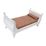 Maison de poup�e miniature 1:12, lit simple pour filles et gar�ons