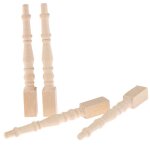 Maison de poupe miniature en bois, 4 jeux de cerveau, bricolage enfants, meubles 1:12, table de chaise ...