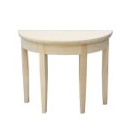 Maison de poupée miniature en bois, demi - table ronde, meuble modèle, salon, café, jouet pour enfant, ... Maison de poupée miniature en bois, demi - table ronde, meuble modèle, salon, café, jouet pour enfant, ...