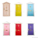 Maison de poupe miniature en bois, echelle r1wf 1:12, plaque de porte de fe, serrure, dcor de cl