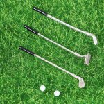 Maison de poup�e miniature pour enfants 1:12, jouet pour clubs de golf, balle, sc�ne ext�rieure, accessoires ...