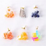 Maison de poup�e miniature, mini sac de nourriture, fruits orange bonbons aliments pour poup�es blyth ...