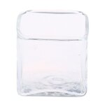 Maison de poupe miniature, pot en verre carr transparent, pot de rangement modle accessoires dcoratifs ...
