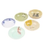 Maison de poup�e miniature style chinois, bol en c�ramique, mod�le de mini plat, maison de poup�e, jouets ...