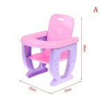 Maison de poupe princesse rose, lit berceau, chaise de salle a manger, meubles de dcoration, bb fille, ...