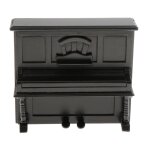 Maison de poupe verticale en bois, piano classique, scne, modle meubles, jouets, 1 / 12