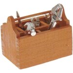 Malette a outils miniature avec outils - 7 pcs - pour le monde des lutin - rico design bois Malette a outils miniature avec outils - 7 pcs - pour le monde des lutin - rico design bois