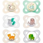Mam lot de 6 tétines originales « skin soft » en silicone pearl exotic 0 - 6 mois avec 2 boîtes de transport ... Mam lot de 6 tétines originales « skin soft » en silicone pearl exotic 0 - 6 mois avec 2 boîtes de transport ...