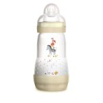 Mam biberon easy start anti - colique - 260ml - 0 a 6 mois - tétine débit 2 - blanc Mam biberon easy start anti - colique - 260ml - 0 a 6 mois - tétine débit 2 - blanc