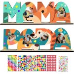 Mama papa cadeau d'anniversaire lettres en bois kit de bricolage cadre photo papa maman cadre photo en ... Mama papa cadeau d'anniversaire lettres en bois kit de bricolage cadre photo papa maman cadre photo en ...