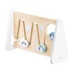 Mamabrum planche de manipulation sensorielle double face - jeu d'veil bb en bois a motifs polaires ...