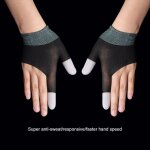 Manchons respirants anti rayures pour manette de jeu pubg, 2 pices, anti transpiration, gants de pouce ...