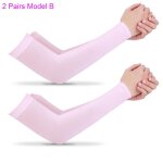 Manchons de bras d't pour l'extrieur, protection contre les uv solaires, couvre - mains, refroidissement, ...