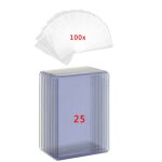 Manchons pour cartes, 25 / 30 pices et 100 / 300 / 400 pices, film protecteur pour cartes de commerce, ...