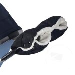 Manchon universel pour poussettes - tissu oxford impermable, doublure polaire, garde les mains au chaud, ...