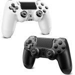 Manette sans pour ps - 4, manette de jeu compatible avec ps - 4 / slim / pro, manette bluetooth avec ...