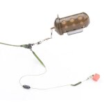 Mangeoire portable pour la p�che a la carpe, porte - panier avec poids, carpe, poisson - chat, outils ...