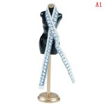 Mannequin de couture avec m�tre ruban, accessoire pour maison de poup�e, ensemble de mini d�coration ...