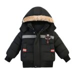Manteau d'hiver � capuche pour enfants, doudoune chaude pour gar�ons et filles, v�tements d'ext�rieur ...
