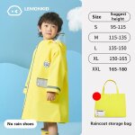 Manteau impermable a capuche avec fermeture eclair pour enfant garon et fille, coupe - vent, 3 - 20t, ...