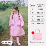 Manteau impermable a capuche avec fermeture eclair pour enfant garon et fille, coupe - vent, 3 - 20t, ...