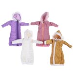 Manteau long en coton pour poupée de couleur unie, vêtements d'hiver pour 1 / 6, 30cm, 1 pièce Manteau long en coton pour poupée de couleur unie, vêtements d'hiver pour 1 / 6, 30cm, 1 pièce