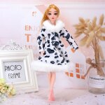 Manteau long multicolore en coton pour poupée barbie, veste, parka, vêtements chauds d'hiver, accessoires, ... Manteau long multicolore en coton pour poupée barbie, veste, parka, vêtements chauds d'hiver, accessoires, ...