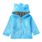 Manteau ours de dessin anim mignon, polaire chaude, vtements d'extrieur pour enfants, filles et garons, ...