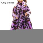 Manteau en peluche lopard pour vtements d'hiver, robe, costume de neige, vtements de qualit suprieure, ...