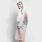 Manteau poncho impermable epais en eva pour homme et femme, impermable transparent, vtement de camping, ...