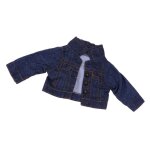 Manteau de veste en denim pour poupe, vtement de poupe a la mode, manteau pour accessoire de salon ...