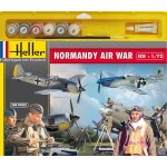 Maped heller joustra normandie air war (mustang, focke wulf, 2 sets de figurines) - maped - heller - ...