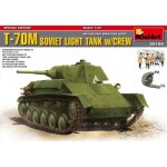 Maquette 1 / 35 - miniart - t - 70m - char l�ger sovi�tique - 289 pi�ces - equipage inclus - mini art ...