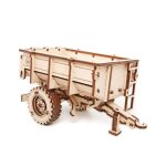 Maquette 3d en bois - remorque de tracteur 20 cm Maquette 3d en bois - remorque de tracteur 20 cm