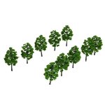 Maquettes d'arbres et de train en plastique, 10 pices, echelle de paysage 1 / 150, kits de construction, ...